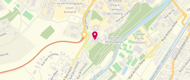 Plan de Mobil Elasto France, 15 Rue des Frères Lumière, 68350 Brunstatt-Didenheim