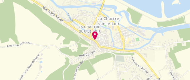 Plan de Au Pays des Merveilles, 12 Rue Nationale, 72340 La Chartre-sur-le-Loir