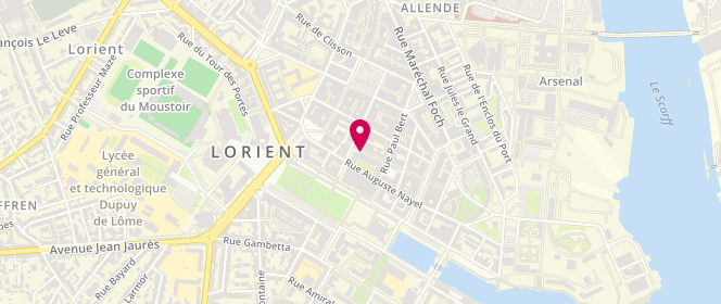 Plan de Saint-James, 29 Rue du Port, 56100 Lorient