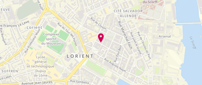 Plan de Reset, 8 Rue de Liège, 56100 Lorient