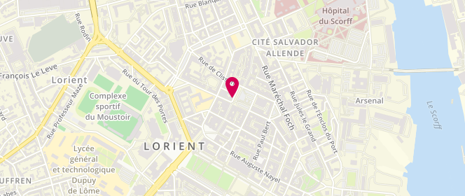 Plan de Devernois, 5 place Alsace Lorraine, 56100 Lorient