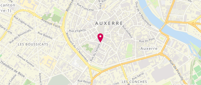 Plan de Pimkie, 7 Bis Rue du Temple, 89000 Auxerre