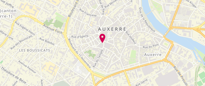 Plan de Sergent Major, 13 place Charles Surugue, 89000 Auxerre