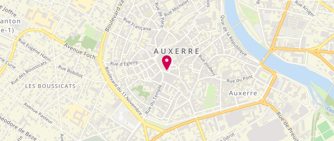 Plan de Les caprices de Juliette, 5 Rue Paul Bert, 89000 Auxerre