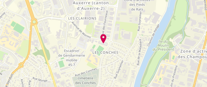 Plan de Sym, Zone des Clairions
5 avenue de Worms, 89000 Auxerre