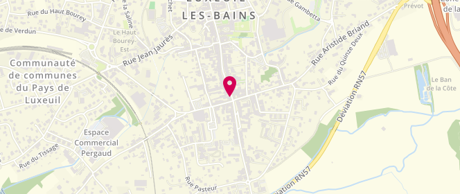 Plan de Elite Chausseur, 59 Rue Jules Jeanneney, 70300 Luxeuil-les-Bains