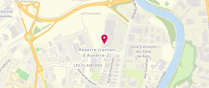 Plan de H&M Auxerre Les Clarions, avenue Haussmann, 89000 Auxerre