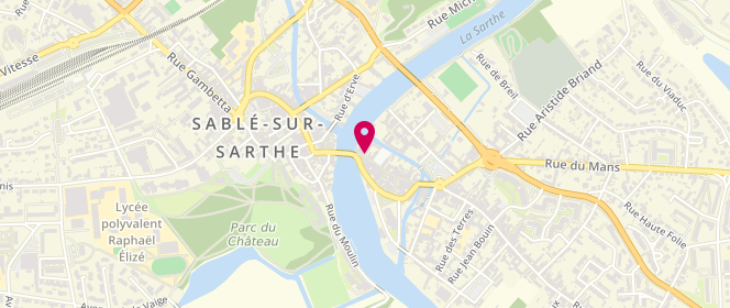 Plan de Xx'ELLe, 9 Rue de l'Île, 72300 Sablé-sur-Sarthe