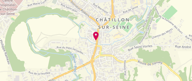 Plan de Grenier-gueidan, 30 Rue Ma de Lattre de Tassigny, 21400 Châtillon-sur-Seine