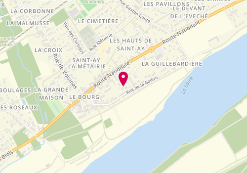 Plan de Carnet de Soie, 23 Rue de la Galère, 45130 Saint-Ay