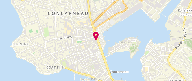 Plan de X And O, 10 avenue Pierre Guéguin, 29900 Concarneau