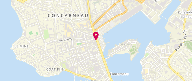 Plan de Absoolut, 12 avenue Pierre Gueguin, 29900 Concarneau