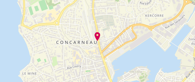 Plan de Tricofil, 27 avenue de la Gare, 29900 Concarneau