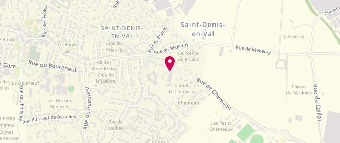 Plan de Les P'tites z'Occaz, 220 Rue de Chemeau, 45560 Saint-Denis-en-Val