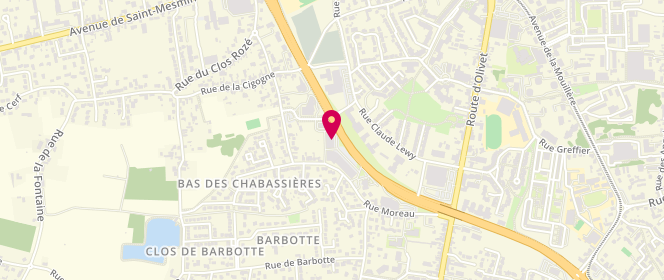 Plan de Au Fil des Marques, Centre Commercial Porte Sud
41 Avenue des Chabassières, 45100 Orléans
