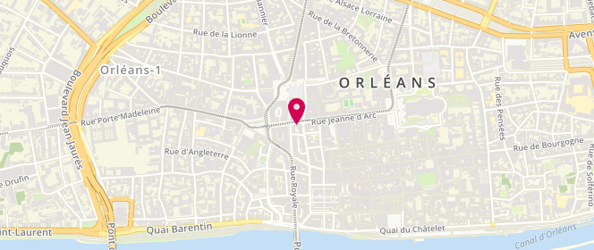 Plan de Okaidi, 39 Rue Jeanne d'Arc, 45000 Orléans