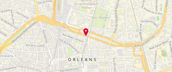 Plan de Le Comptoir Irlandais, 31 Boulevard Alexandre Martin, 45000 Orléans