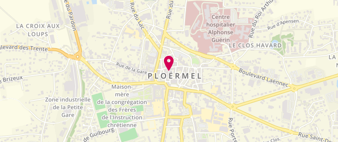 Plan de Le Dressing entre Copines, 9 Rue des Francs Bourgeois, 56800 Ploërmel