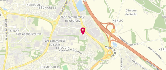 Plan de Stokomani Quimper, 149 Route de Brest, 29000 Quimper