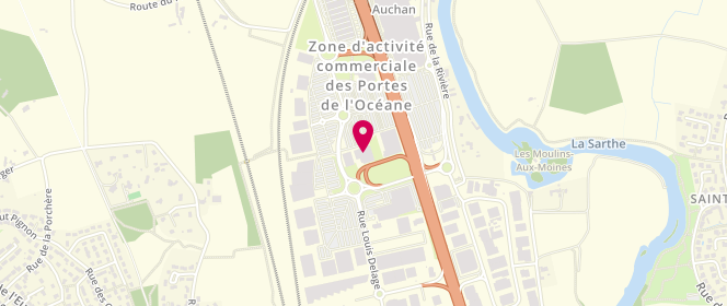 Plan de La Halle, Avenue des Frères Renault
Centre Commercial Auchan, 72650 La Chapelle-Saint-Aubin