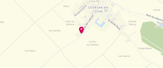 Plan de Virg'In Mode, 20 Route de Lasson, 10130 Coursan-en-Othe