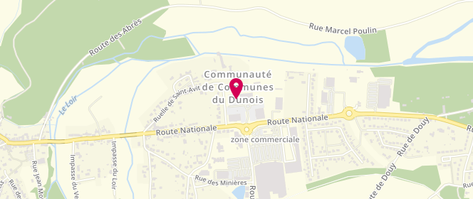 Plan de La Halle Aux Chaussures, Lotissement de Abbaye - Route Nationale Route Départementale 927, 28200 Saint-Denis-Lanneray