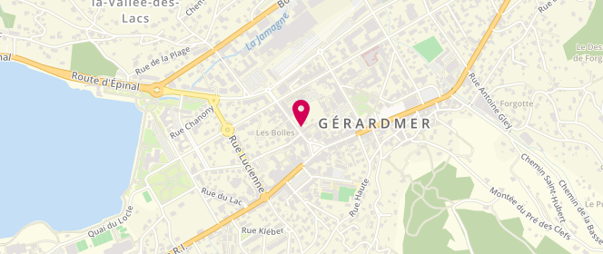 Plan de Garnier Thiebaut STG, 40 Rue François Mitterrand, 88400 Gérardmer