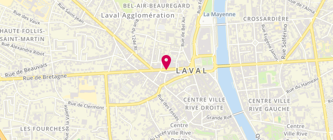 Plan de Calzedonia, 23 Rue du Général de Gaulle, 53000 Laval