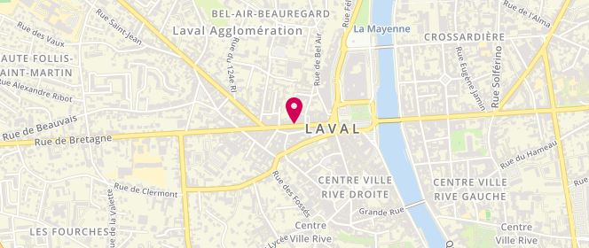 Plan de Buxy Laval, 42 Rue du Général de Gaulle, 53000 Laval