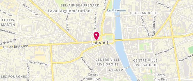 Plan de Rouge Gorge, 6 Rue du Général de Gaulle 0 0, 53000 Laval