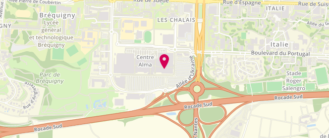 Plan de Bizzbee, Centre Commercial Rennes Alma Rue du Bosphore Noyal, 35000 Rennes
