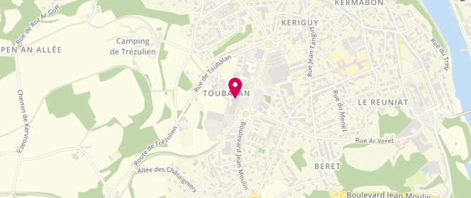 Plan de GÉMO, Boulevard Jean Moulin Treboul, 29100 Douarnenez