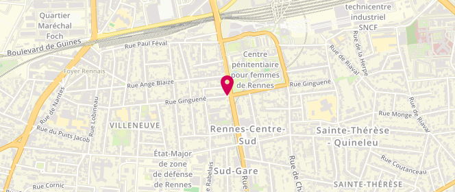 Plan de Burton, Centre Commercial Alma, 35000 Rennes
