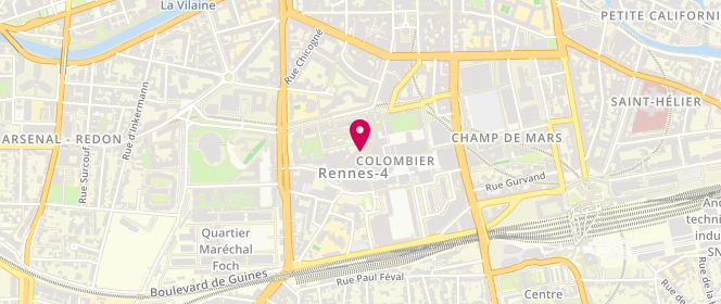 Plan de Etam Lingerie, 40 place du Colombier, 35000 Rennes