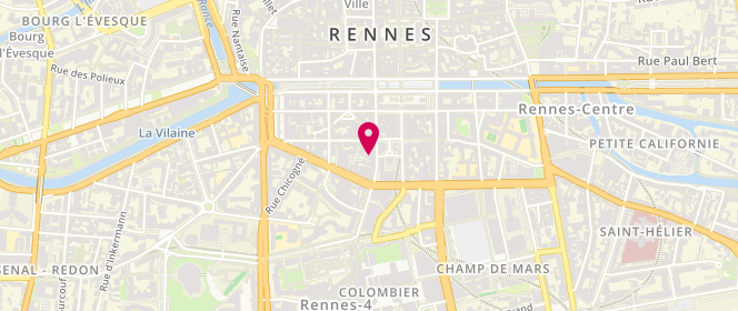 Plan de Les Dessous du Chapitre, 20 Rue de Nemours, 35000 Rennes