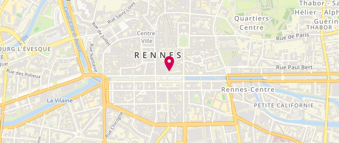 Plan de Intimissimi, 2 Rue d'Orléans, 35000 Rennes