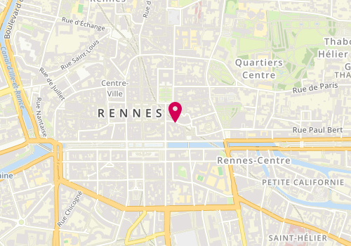 Plan de St Germain Couture, 8 Rue Vau Saint Germain, 35000 Rennes