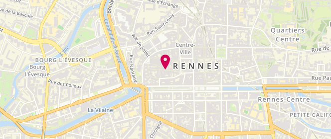 Plan de Croq'sous, 14 Rue du Chapitre, 35000 Rennes