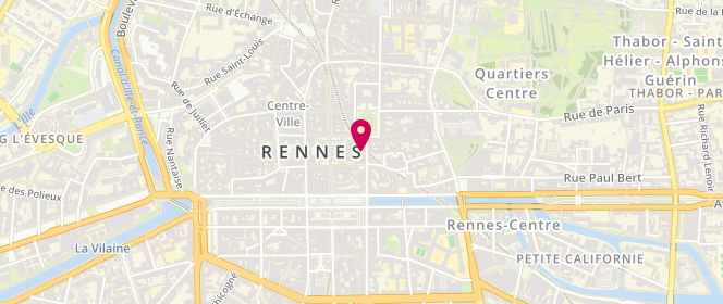 Plan de A l'Aise Breizh, 3 Rue Edith Cavell, 35000 Rennes