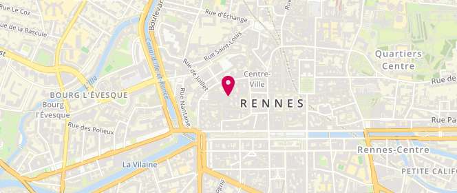 Plan de Confidentiel, 14 Rue de la Psalette, 35000 Rennes