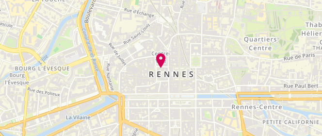 Plan de Iris, 3 Rue Duguesclin, 35000 Rennes