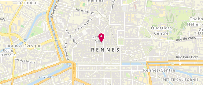 Plan de Ines et Pablo, 3 Rue Chateaurenault, 35000 Rennes