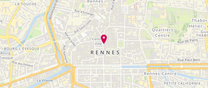 Plan de Maje, 4 Rue du Château Renault, 35000 Rennes