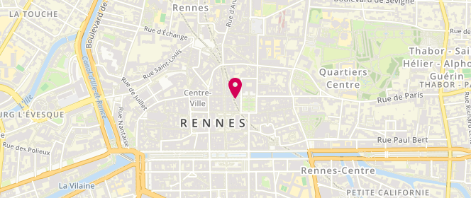 Plan de K-Way Rennes, 8 Rue Nationale, 35000 Rennes