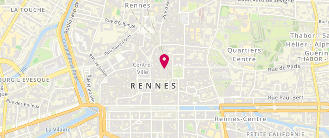 Plan de CHANTELLE, 4 Rue Nationale, 35000 Rennes