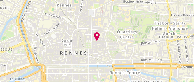 Plan de Odile Lagreve, 7 Rue Victor Hugo, 35000 Rennes