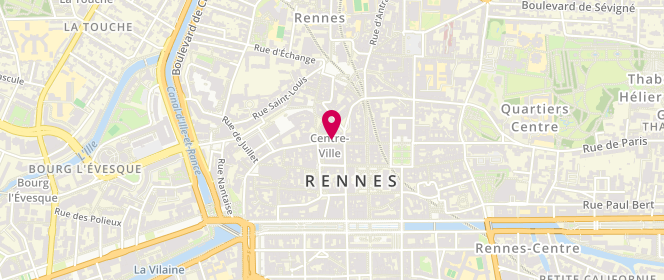 Plan de Claudie Pierlot, 6 Rue de Toulouse, 35000 Rennes
