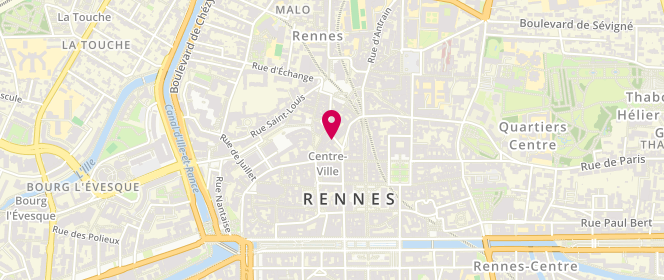 Plan de La Manufacture, 1 Rue Leperdit, 35000 Rennes