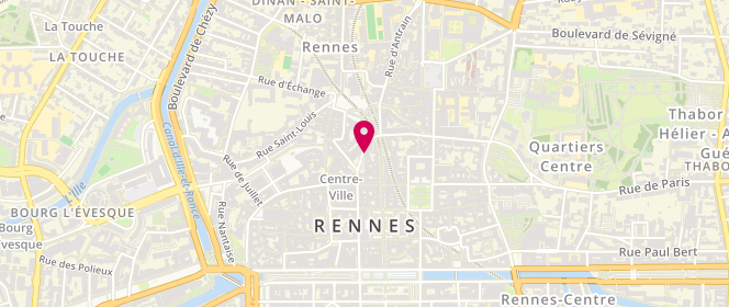 Plan de Jacadi, 14 Bis Rue Champ Jacquet, 35000 Rennes