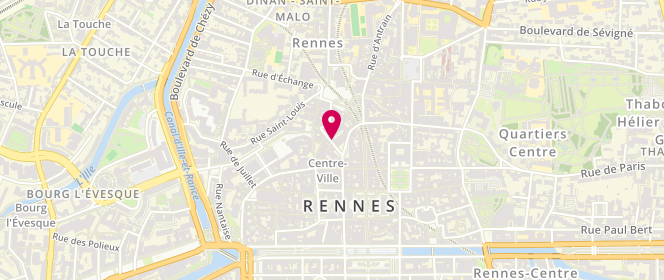 Plan de Frimousse le Drugstore, 4 Rue Leperdit, 35000 Rennes